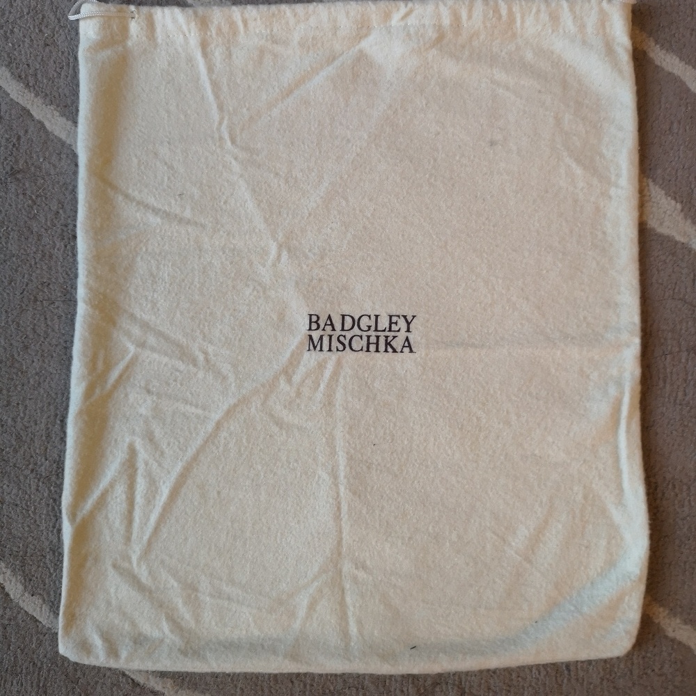 badgley mischka shoe dust bag